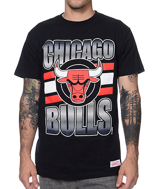 bulls mitchell and ness shirt