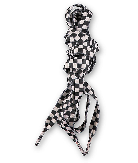 black white shoe laces