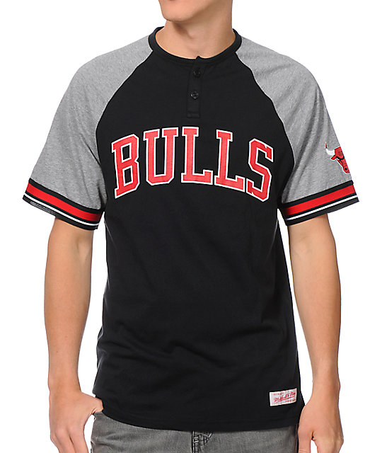 mitchell and ness henley shirts