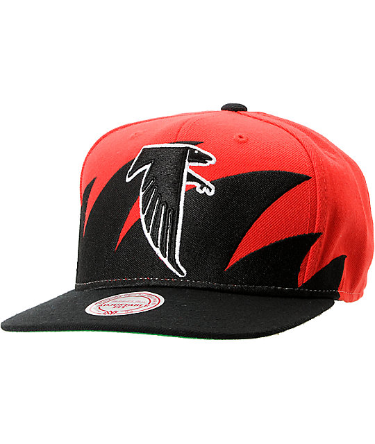 atlanta falcons snapback hats mitchell and ness