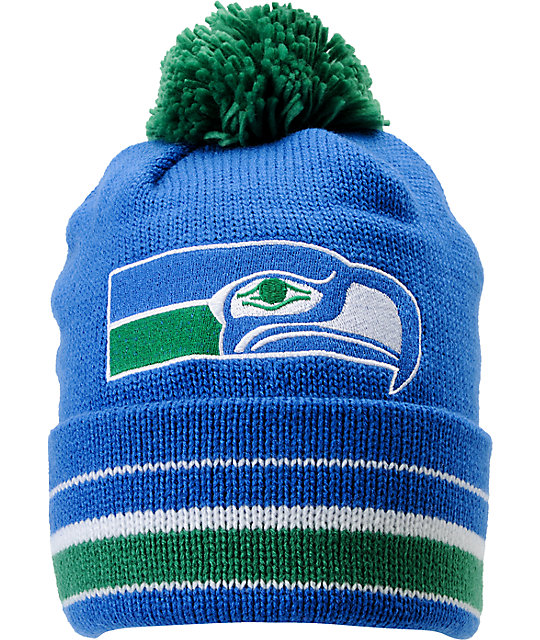 seattle seahawks beanie ballz