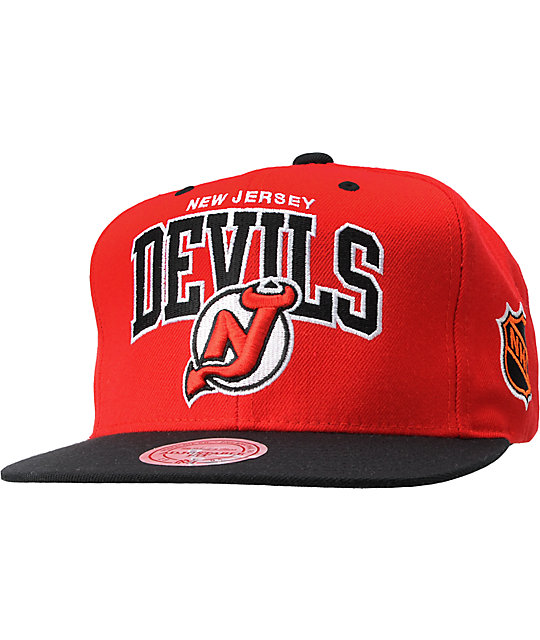 NHL Mitchell And Ness New Jersey Devils Snapback Hat Zumiez