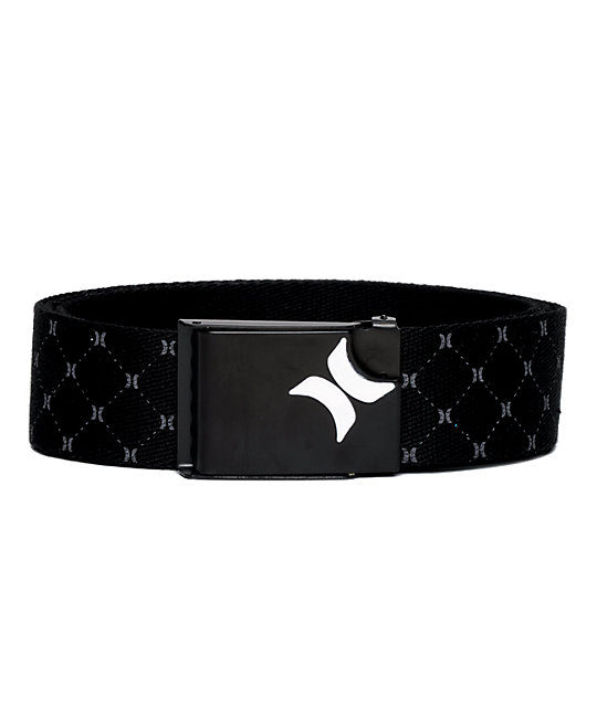 Hurley O&O Iconic Black  Belt Zumiez
