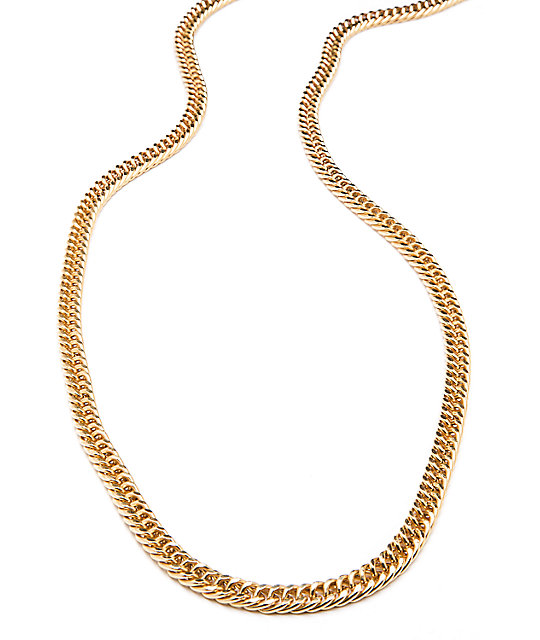 NV Chains Vine Gold Necklace Zumiez