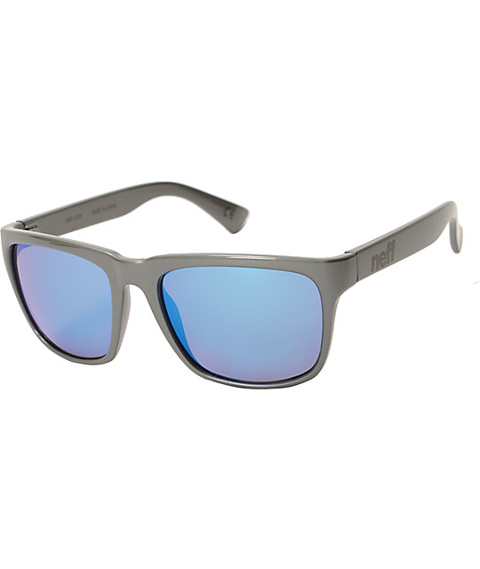 Neff Chip Grey Crystal Sunglasses Zumiez