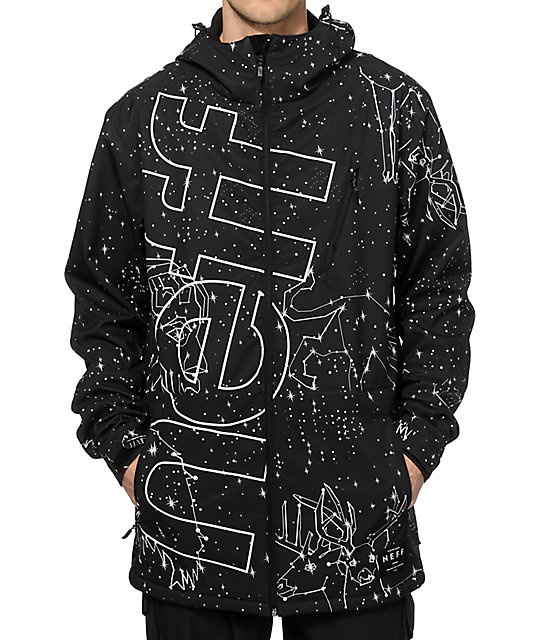 Neff Daily Constellation 10K Softshell Snowboard Jacket Zumiez
