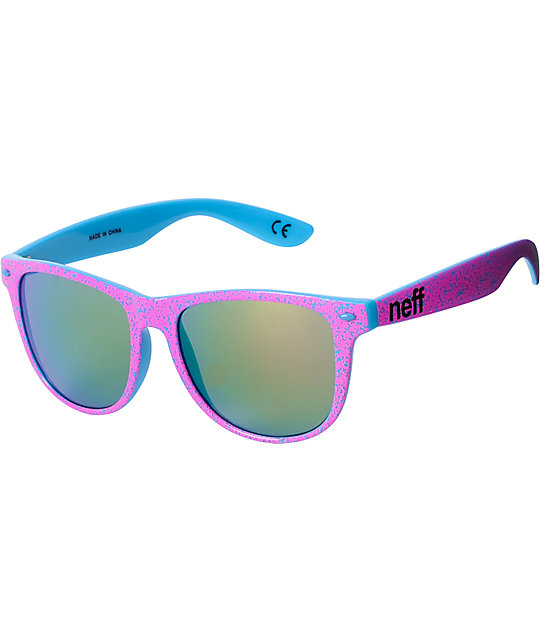 Neff Daily Cyan Speckle Sunglasses Zumiez
