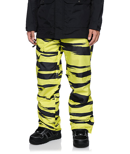 Neff Daily Riding Yellow 10K Snowboard Pants