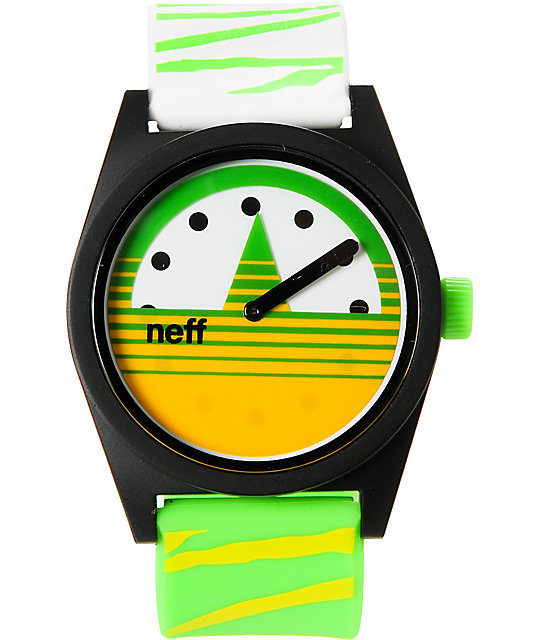 Neff Daily Wild Lime Green Watch Zumiez