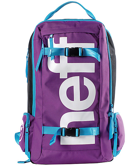 Neff Downtown Purple Laptop Backpack Zumiez