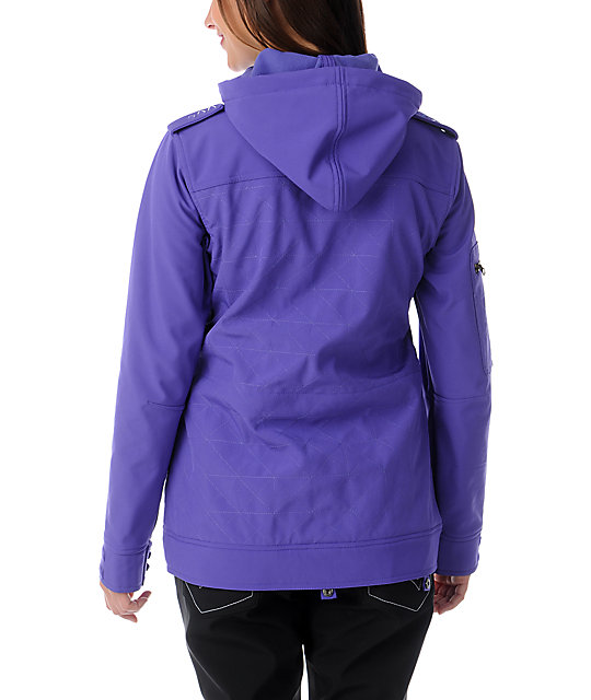 Neff Dre Purple 10K Softshell Snowboard Jacket | Zumiez