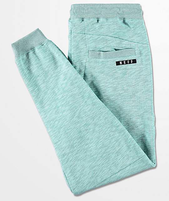 teal jogger pants