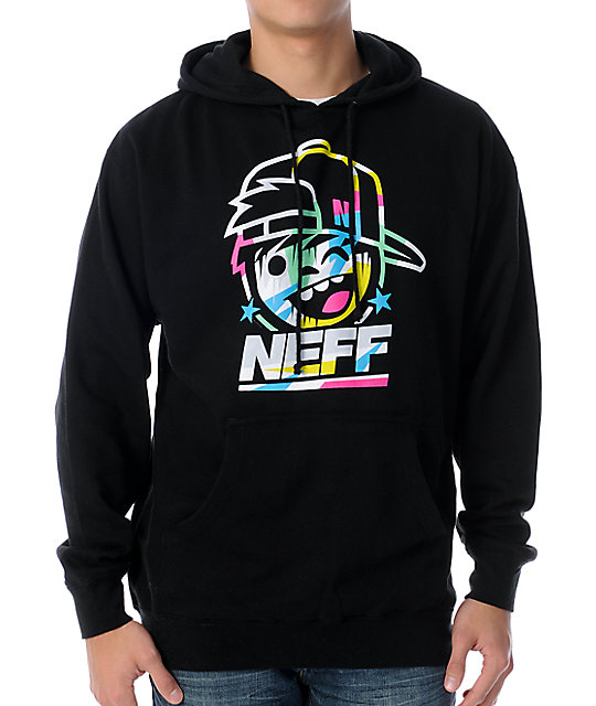 Neff Kenni Drip Black Pullover Hoodie Zumiez