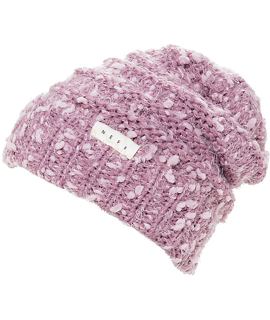 neff hot pink beanie