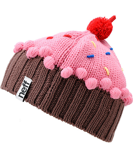 neff hot pink beanie