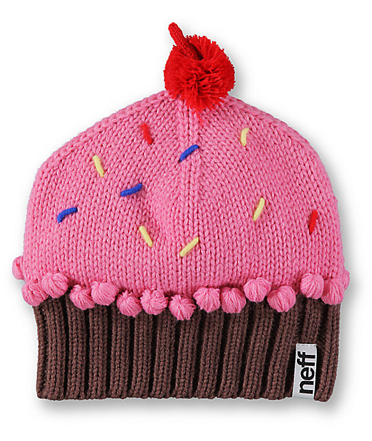 neff hot pink beanie