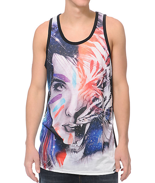 tiger tank top womens