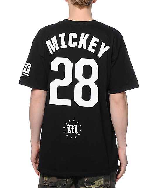 Neff X Disney Mickey Face Black T Shirt Zumiez