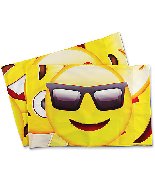 Night Shift Emoji Pillow Case Set Zumiez