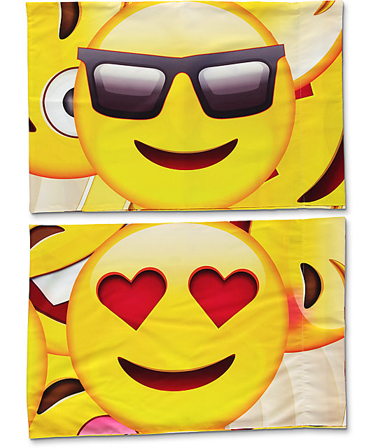 Night Shift Emoji Pillow Case Set Zumiez