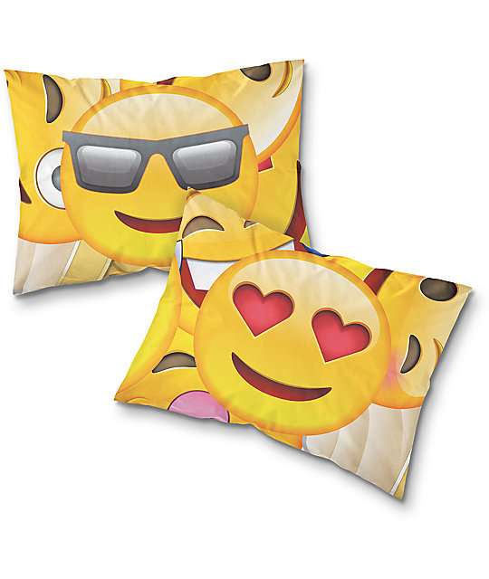 Night Shift Emoji Pillow Case Set Zumiez