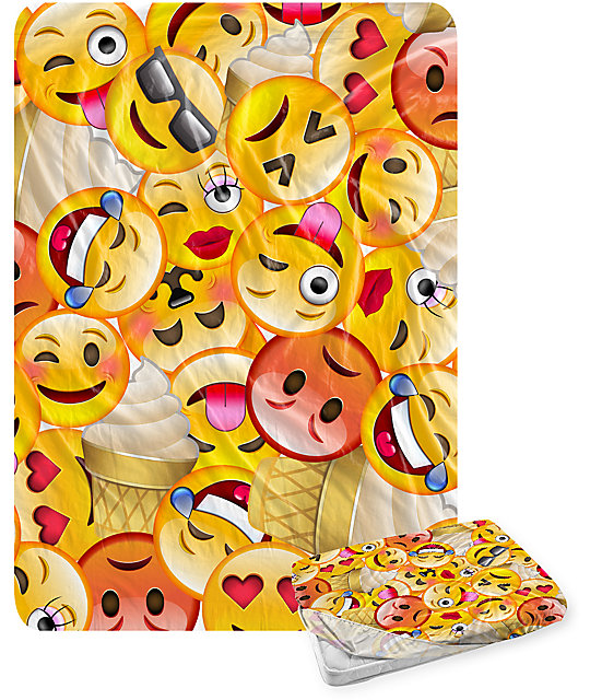 Night Shift Emoji Twin Sheet Set Zumiez