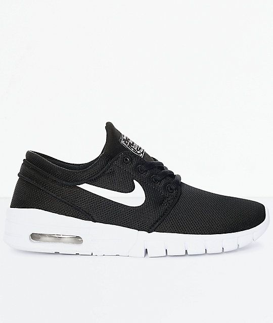 janoski max black and white