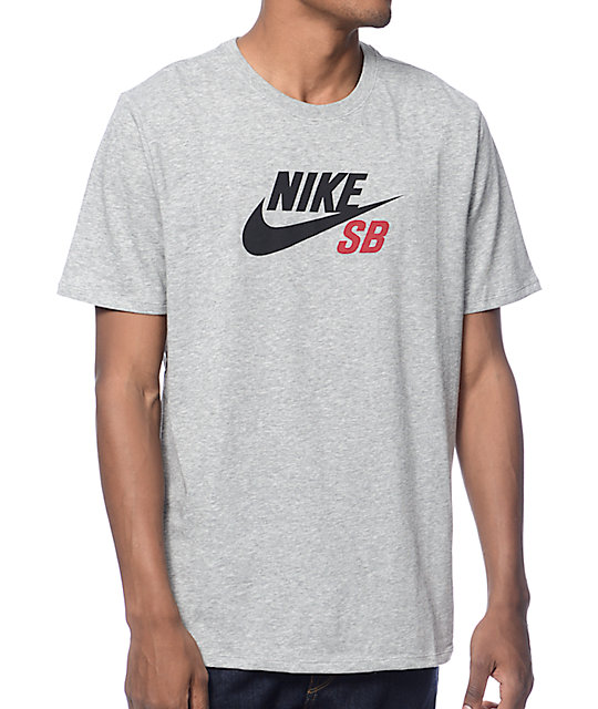 grey nike t shirt