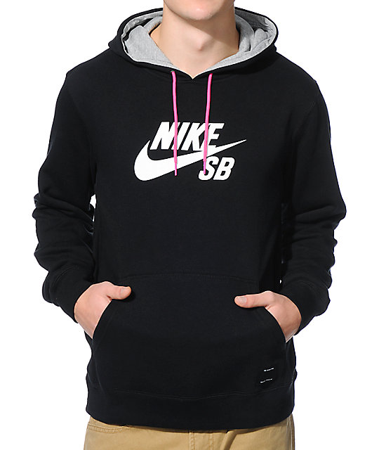 Nike SB Foundation Black Pullover Hoodie Zumiez