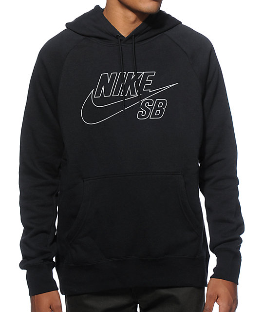 black nicce reflective hoodie