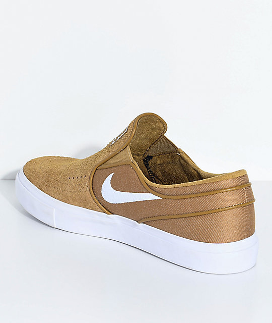 nike sb janoski golden beige