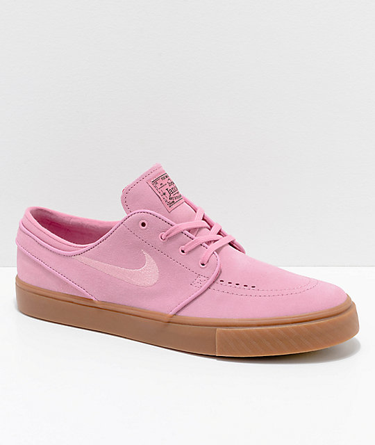 nike pink suede shoes