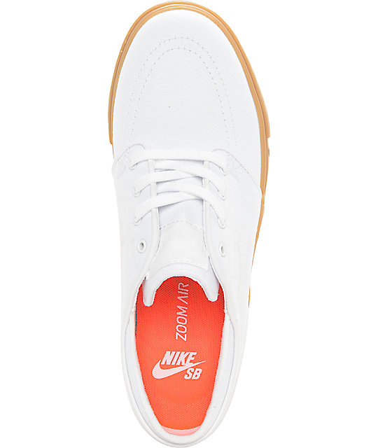 janoski white canvas