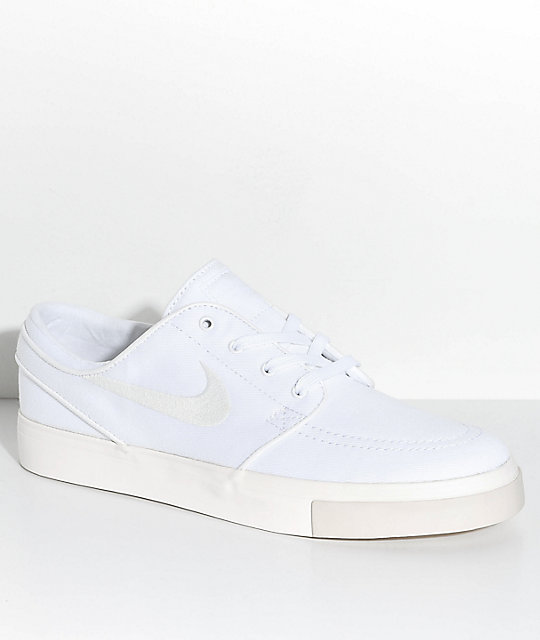 nike stefan janoski white canvas