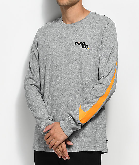 nike grey t shirt