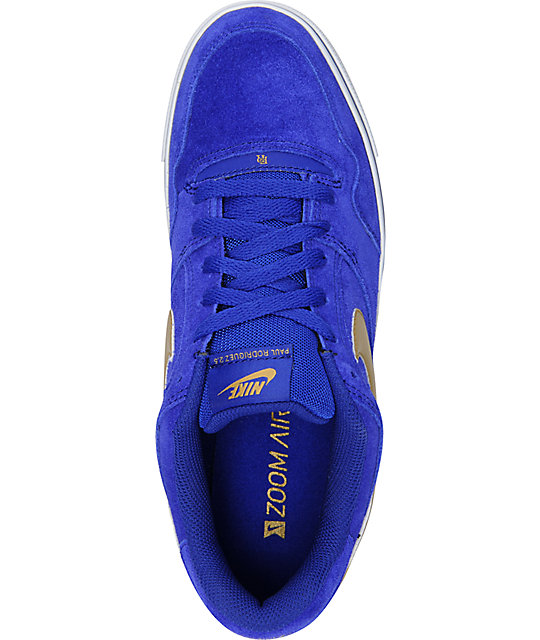 nike sb blue and gold
