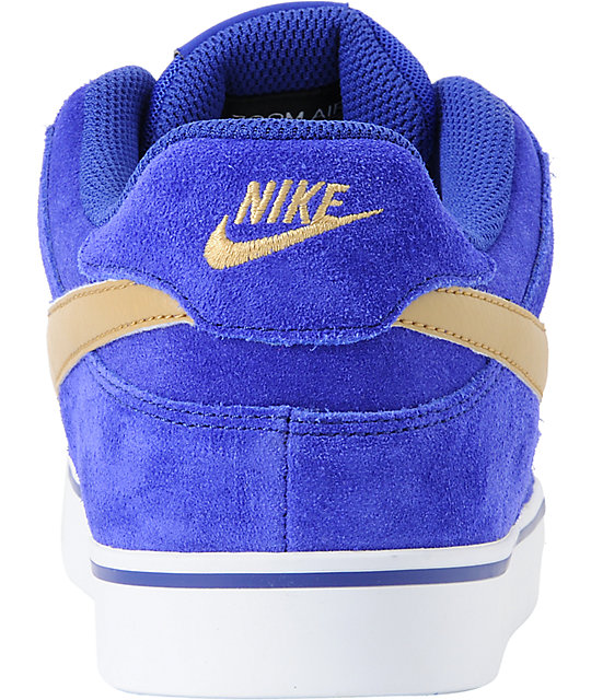 nike sb blue and gold