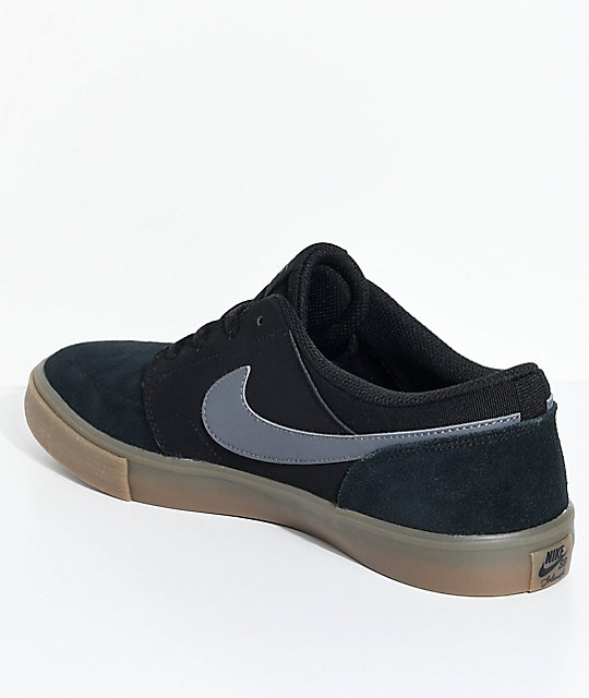 nike sb portmore ii black