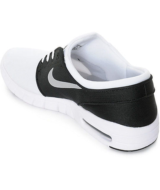 janoski max black and white