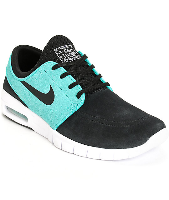 nike janoski max black white