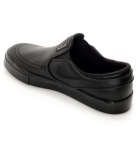 stefan janoski slip on black