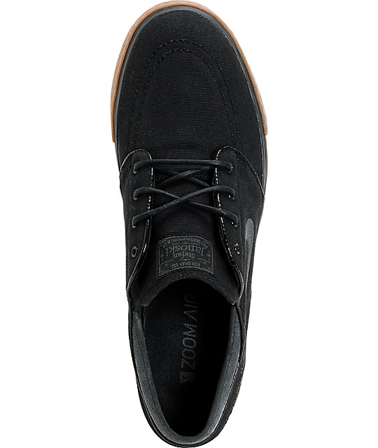 nike zoom stefan janoski canvas black