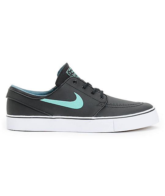 nike sb stefan janoski black leather