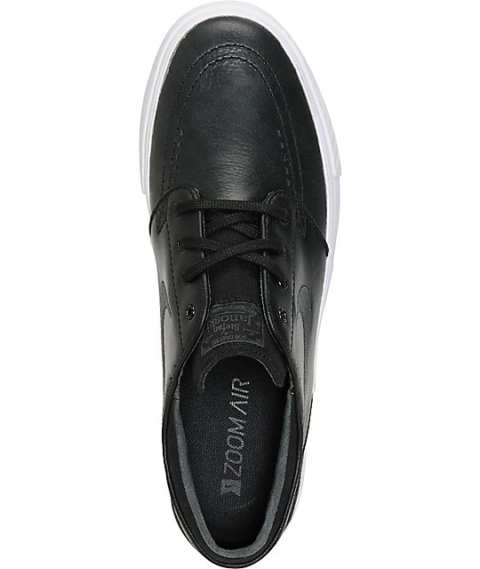 nike stefan janoski black leather