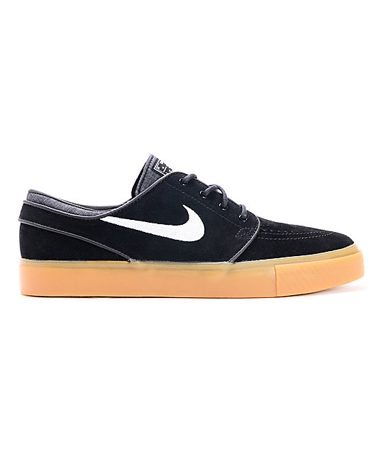 nike sb janoski black and gum