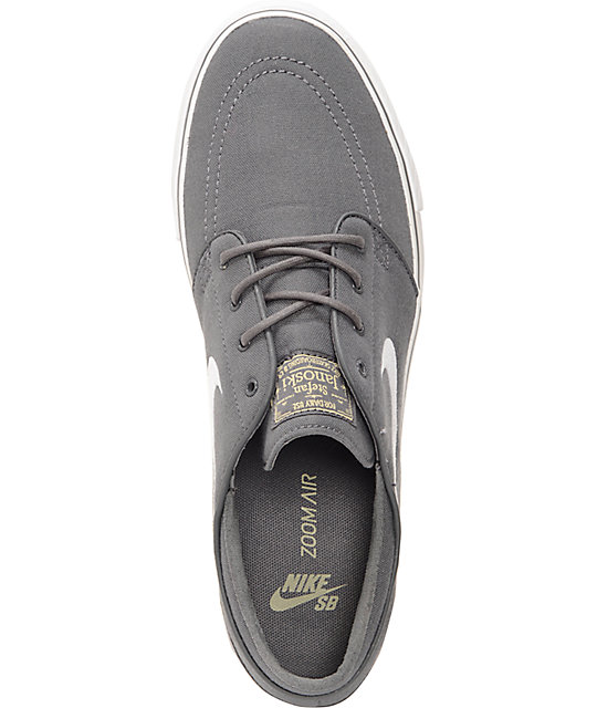 nike sb zoom stefan janoski canvas grey