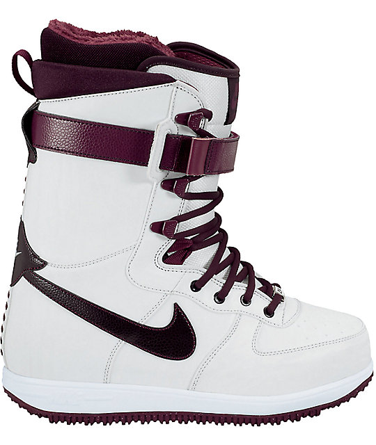 Nike Zoom Force 1 Wind & Wine Womens Snowboard Boots Zumiez