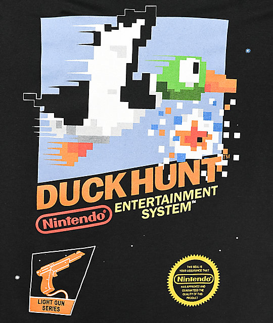 nintendo duck hunt t shirt