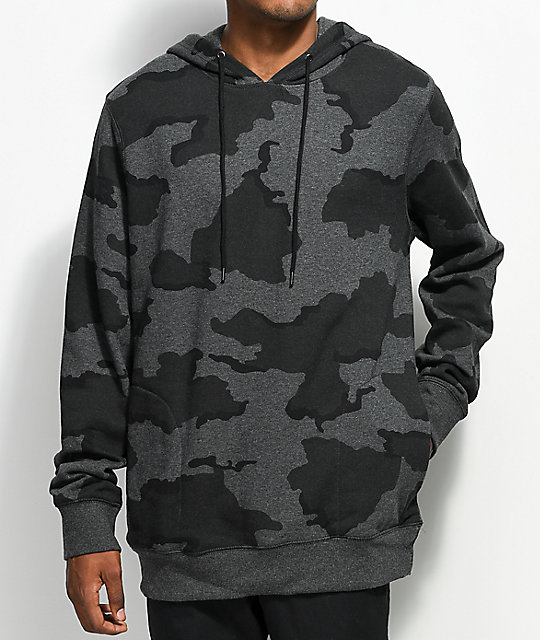 black camo hoodie
