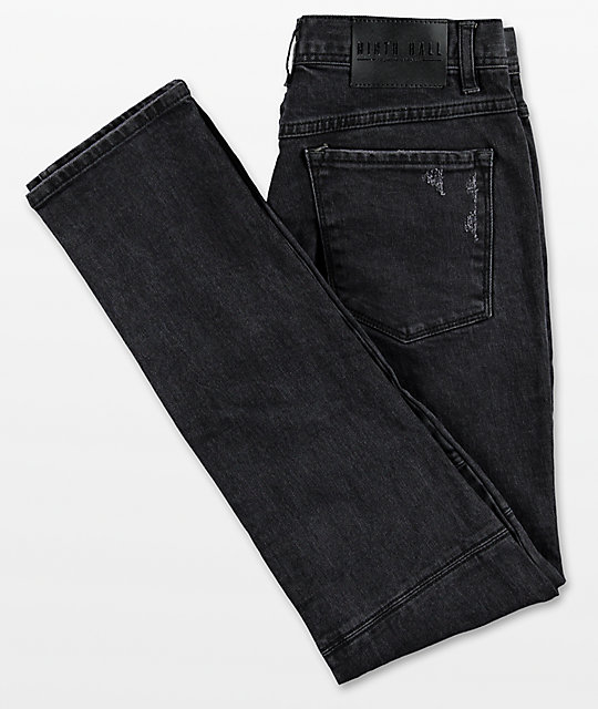 Ninth Hall Decoy Abyss Moto Black Destructed Jeans Zumiez
